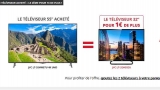 Bon plan tv : une tv 4K 55 pouces achetée = une tv 32 pouces à 1€ … les deux pour 760€