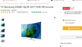 Super affaire : tv Samsung 65Q8C QLED incurvé qui revient à 1355€ !