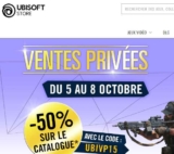 Bon plan JEUX VIDEO : 50% sur UBISOFT STORE jusqu&rsquo;au 8 octobre