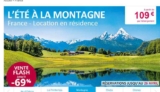 Vente flash locations de vacances à la montagne en juillet aout …