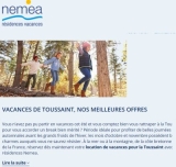 Promo Vacances de la Toussaint Chez Nemea  à partir de 172€ la semaine