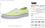 Super affaire : chaussures Vans à 11.38€ ( du 34.5 au 38.5 )