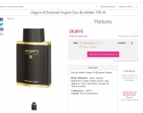 Vente privée Parfum : Ungaro hommes 100ml à 24 euros ( 74 chez nocibe)