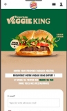 Bon plan BURGER KING : le burger vegetal VEGGIE KING Gratuit !