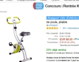 Bon plan vélo pliant d&rsquo;intérieur à moins de 90 euros le 27 septembre