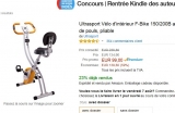 Vélo d’interieur pliable avec dossier à moins de 100 euros le 6 aout
