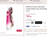 Bon plan parfum  : Givenchy Very Irresistible 75ml à 47 euros port inclus