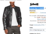 Blouson cuir SCHOTT LC940D à 166 – 175€