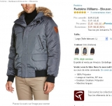 Gros blouson hiver redskins à 106 euros le 6 octobre .. faire vite