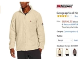 Super affaire : veste polaire hommes geographical norway  Korleon à 6.2€