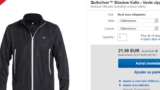 Bon plan veste quiksilver hommes à moins de 22 euros