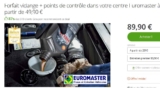 Euromaster : réductions sur les forfaits vidange auto avec groupon