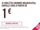 Promo Volotea : des vols à 1€ pour les membres supervolotea