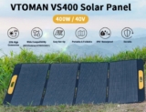Bon plan panneaux solaires portables Vtoman 200 et 400 watts – 189€ et 289€