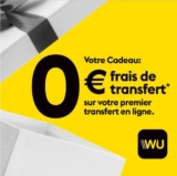 Frais de transfert gratuit chez WESTERN UNION