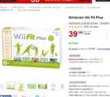 Bon plan jeux videos: wii fit plus (balance board + jeu ) à moins de 40 euros