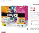 Bon prix console WII U Just Dance à moins de 200 euros