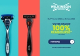 Un rasoir wilkinson gratuit apres remboursement à 100%