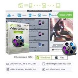 Gratuit : logiciel WinX HD Video Converter Deluxe  ( import youtube, convertisseur …)