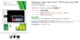 Moins de 68 euros le disque dur 320go pour xbox360 slim et avec le jeu lego star wars 3 en prime