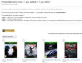 Offres jeux videos XBOX ONE : 2 jeux pour le prix d&rsquo;un