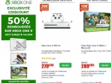 50% de remboursés sur des packs XBOX ONE S + jeu qui reviennent à moins de  150€