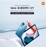 précommande  smartphone XIAOMI 12t  : une tablette xiaomi pad offerte