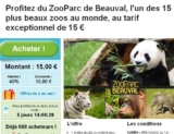 Zooparc Beauval : 15 euros l&rsquo;entrée adulte ou enfant (au lieu de 25 – 19 euros)